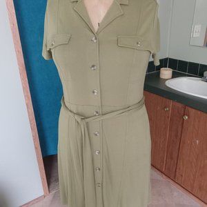 Isaac Mizrahi Live! Camp Shirt Dress